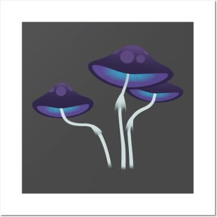 Mushroom design Posters and Art